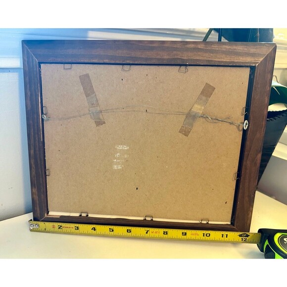 Framed Red Mill Print Portion by E Thomas - Picture 2 of 3